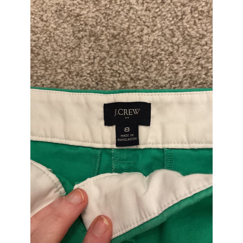 J. Crew Classic Chino 3.5" Inseam Short Bundle (3) Green, Pink, & White, 8 - Picture 6 of 11